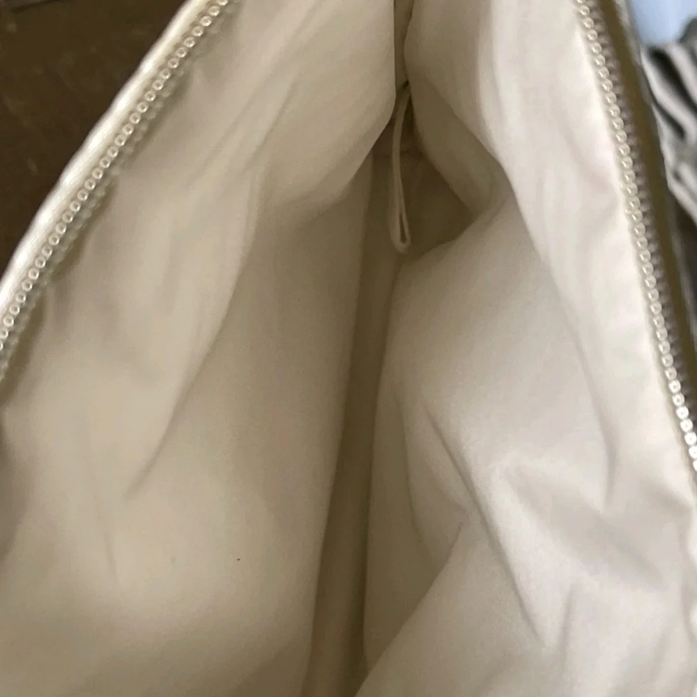 COCO Mademoiselle Satin Cosmetic Pouch - Ivory - Picture 6 of 10